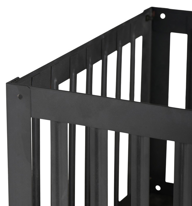 Eldstad 40 x 40 x 40 cm Svart Dangrill